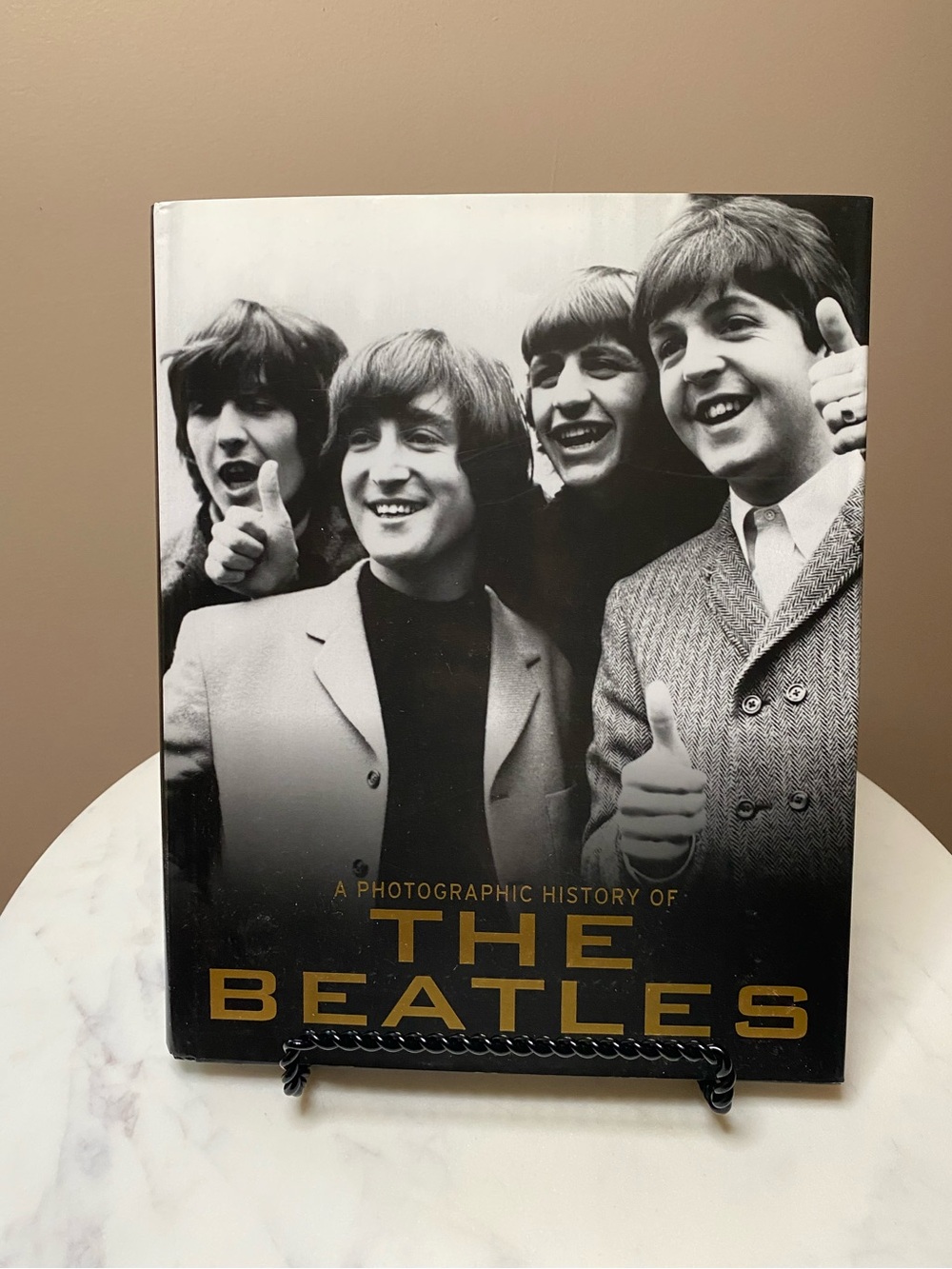 A Photographic History of The Beatles Hardcover Book